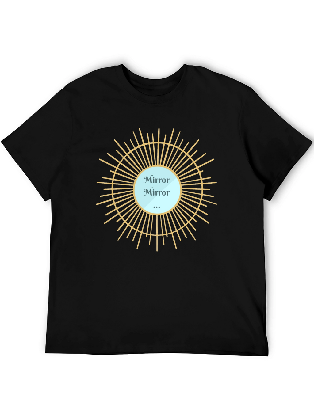 Mirror Mirror T-Shirt - Stylish Black Tee