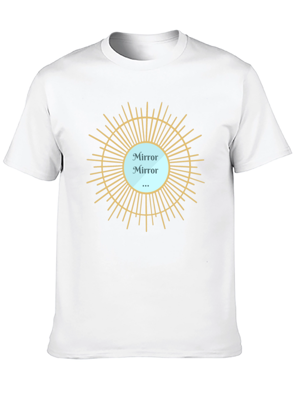 Mirror Mirror T-Shirt - Stylish Black Tee