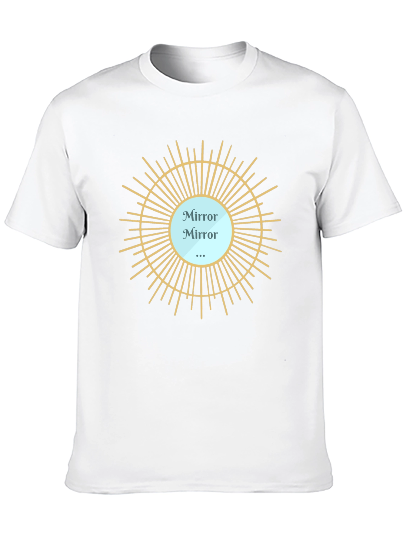 Mirror Mirror T-Shirt - Stylish Black Tee