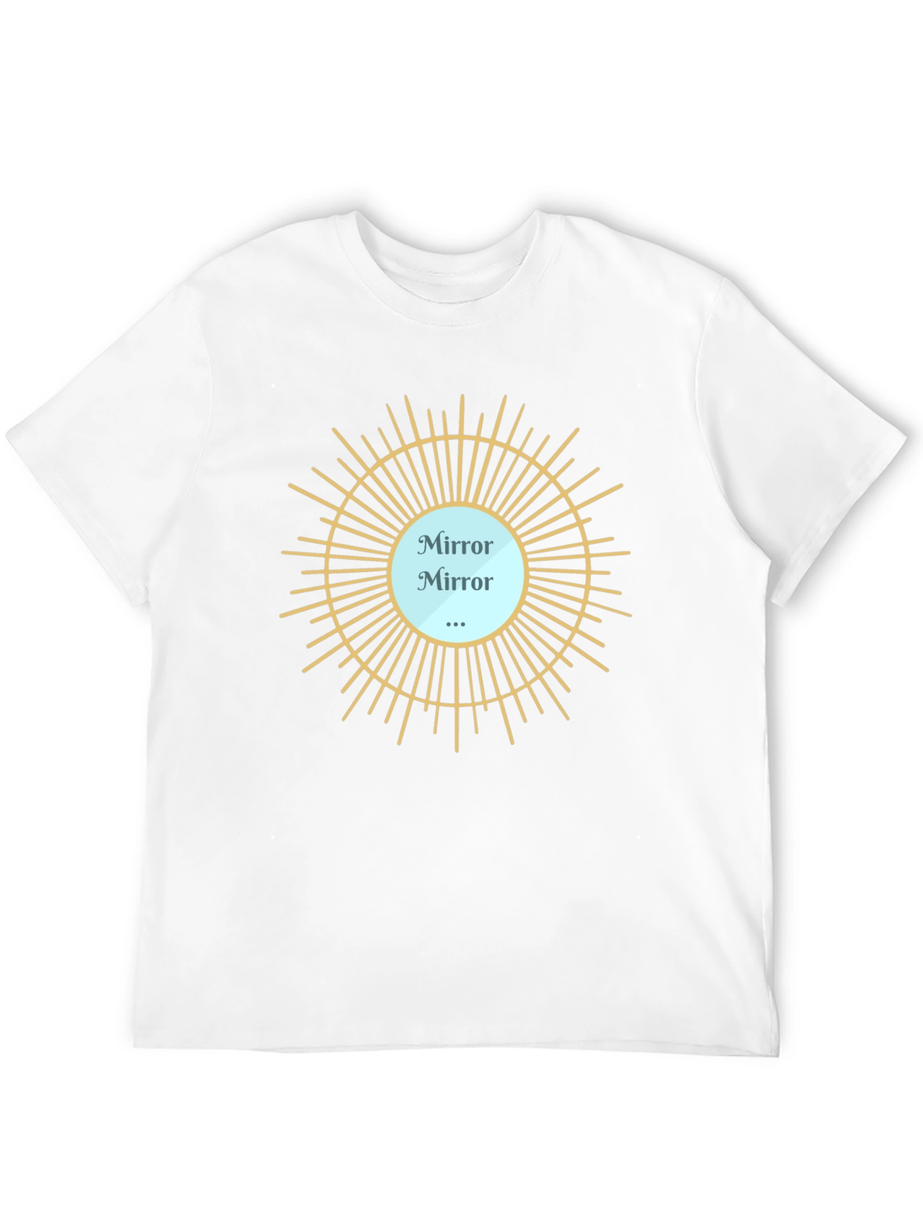 Mirror Mirror T-Shirt - Stylish Black Tee