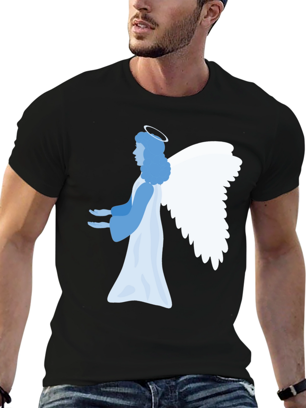 Angel Graphic Tee - Stylish & Unique