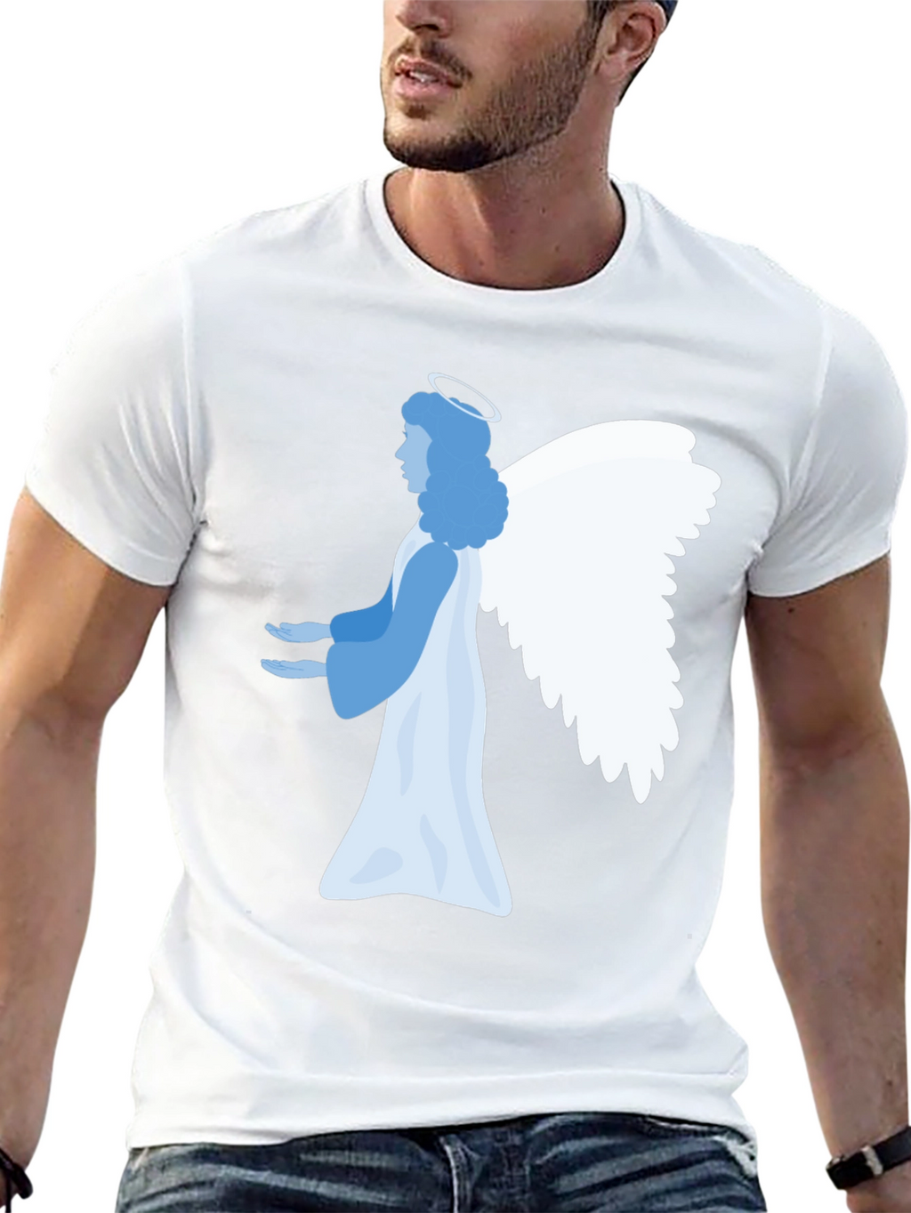 Angel Graphic Tee - Stylish & Unique