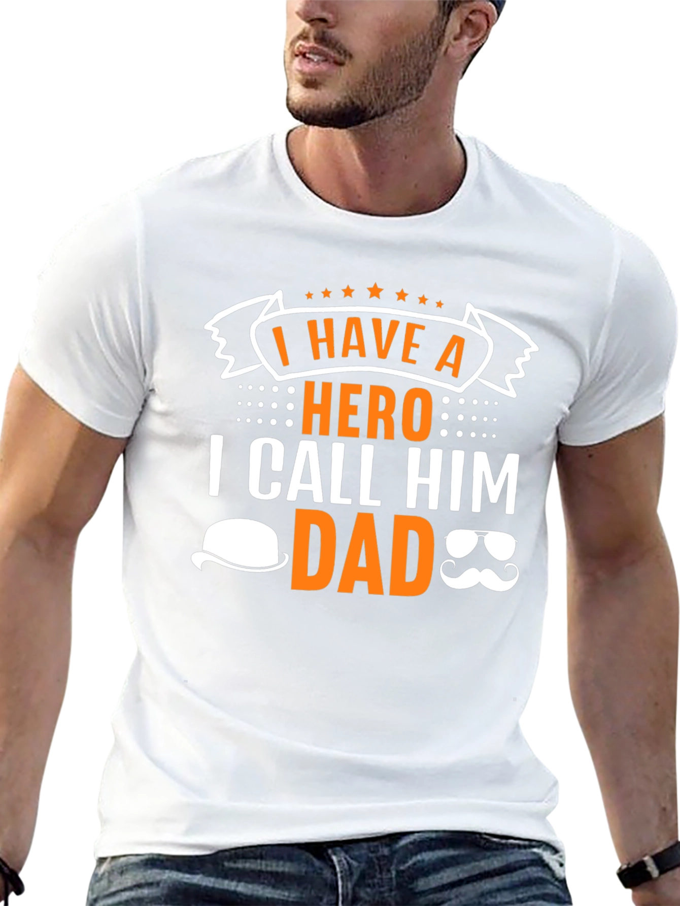 Hero Dad T-Shirt | Fathers Day Tee
