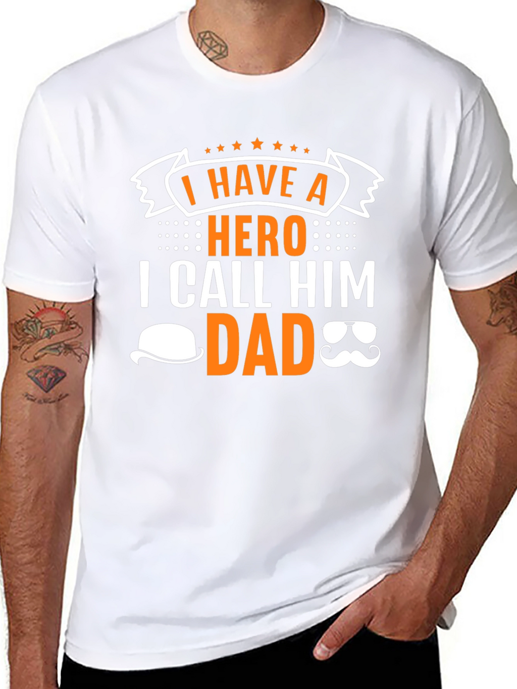 Hero Dad T-Shirt | Fathers Day Tee