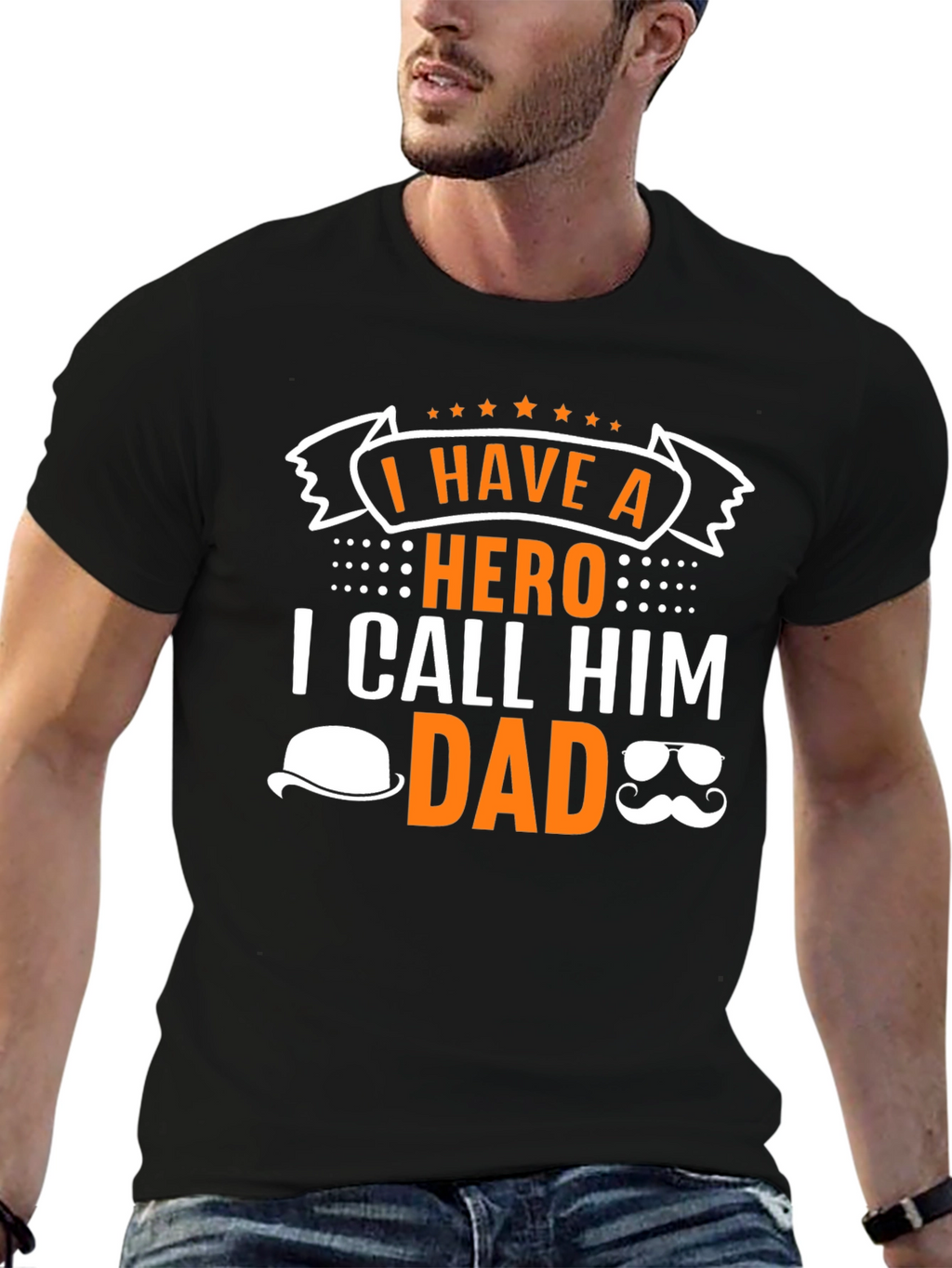 Hero Dad T-Shirt | Fathers Day Tee