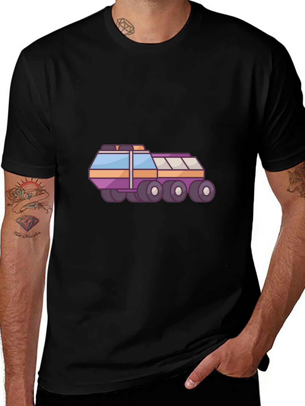 Mars Rover Graphic Tee - Space Exploration Shirt