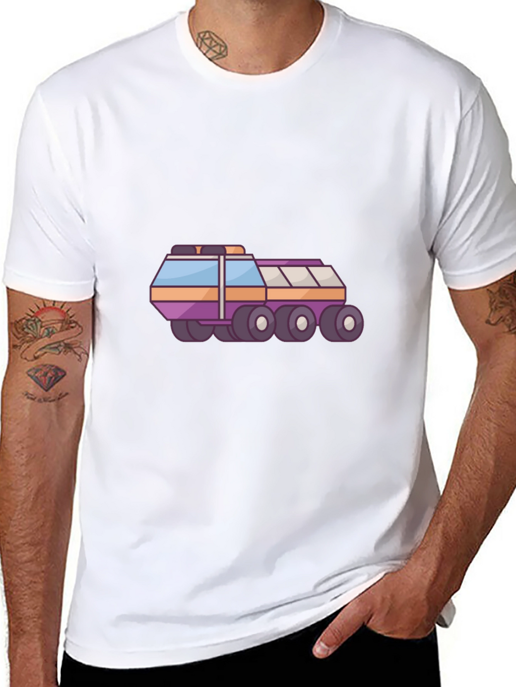 Mars Rover Graphic Tee - Space Exploration Shirt