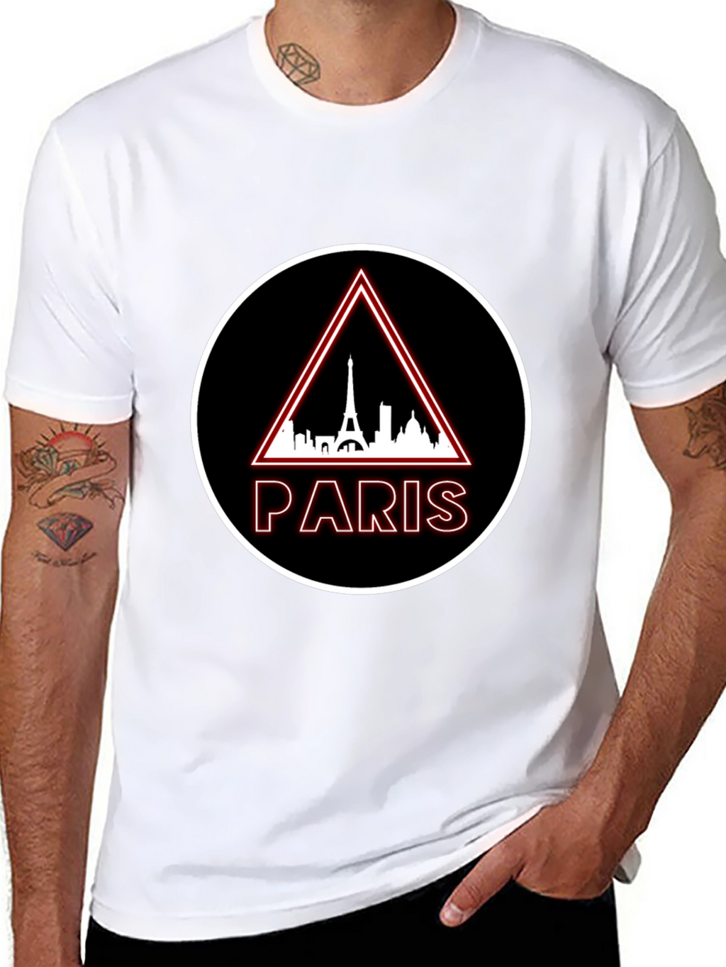 Paris Graphic T-Shirt - Eiffel Tower Design