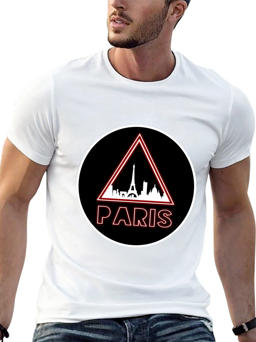 Paris Graphic T-Shirt - Eiffel Tower Design