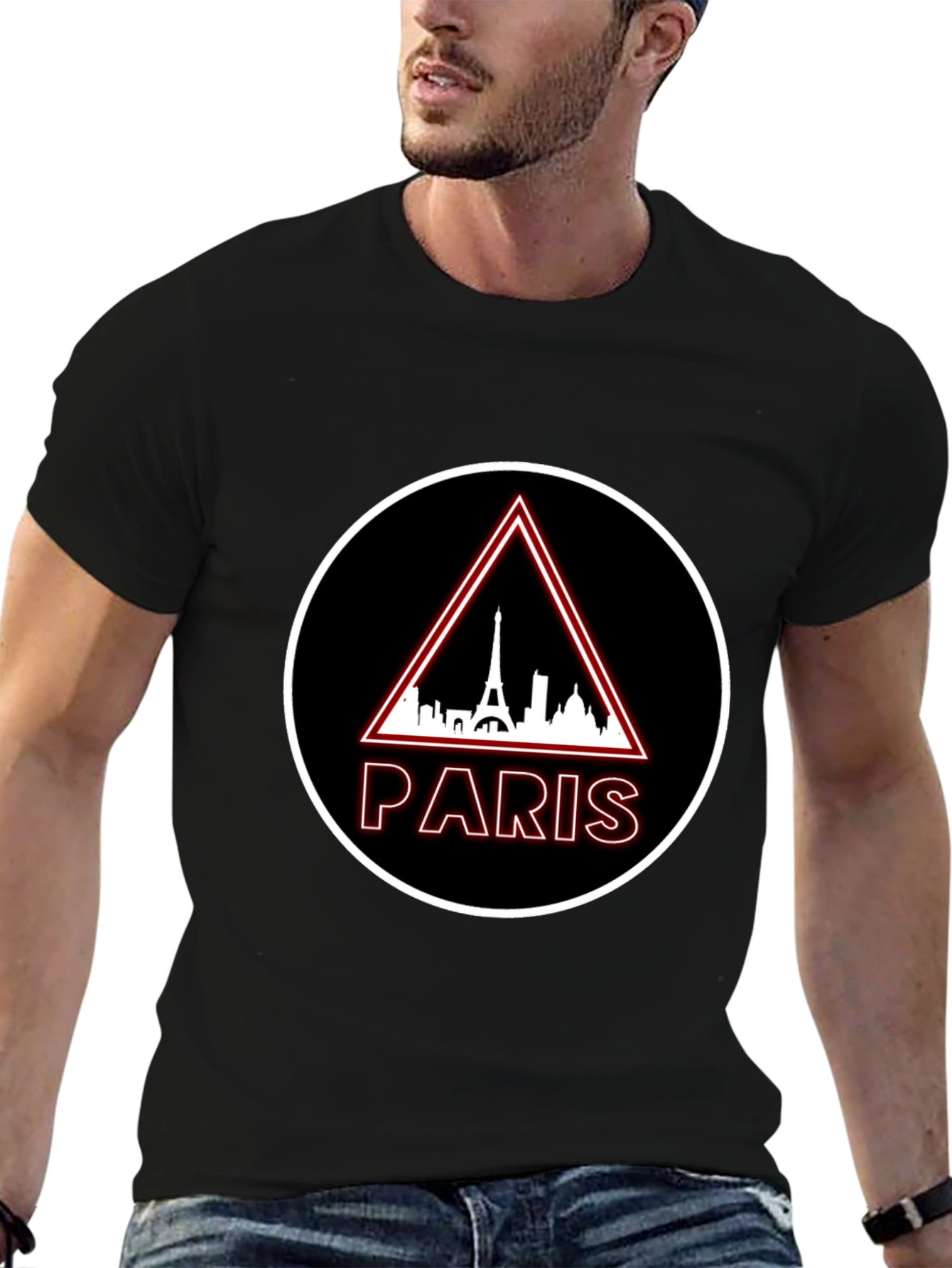 Paris Graphic T-Shirt - Eiffel Tower Design