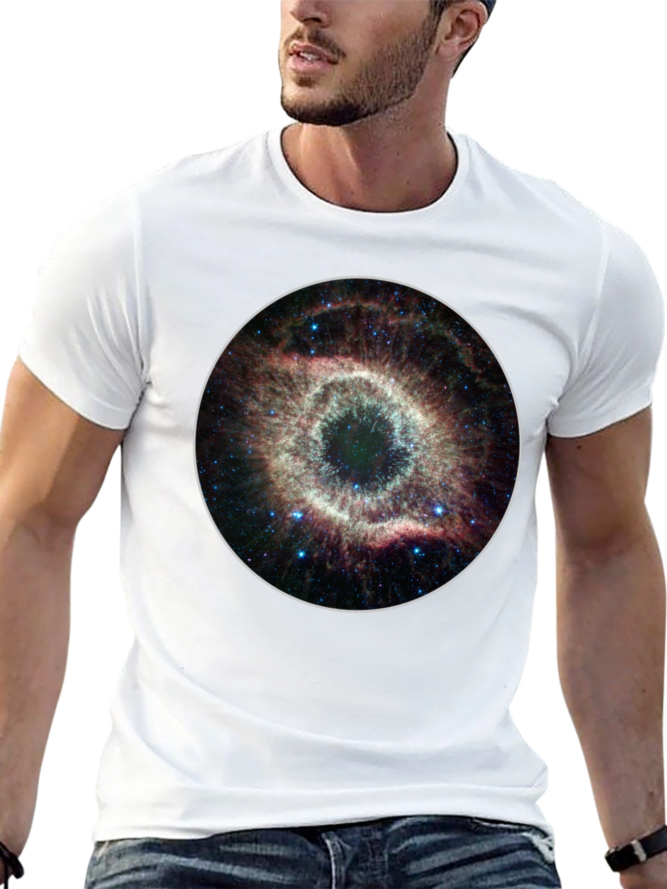 Nebula Eye T-Shirt - Cosmic Design