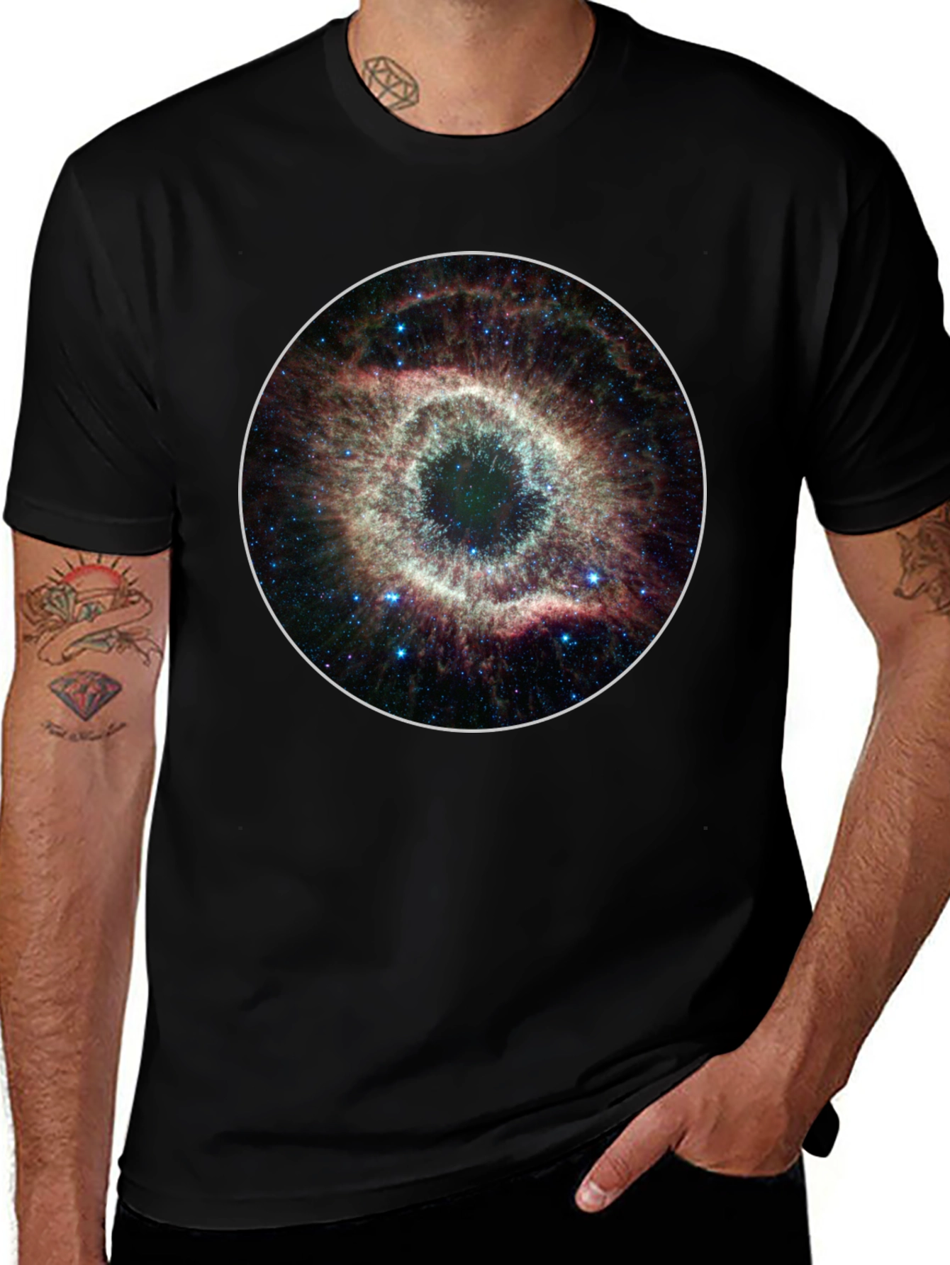 Nebula Eye T-Shirt - Cosmic Design