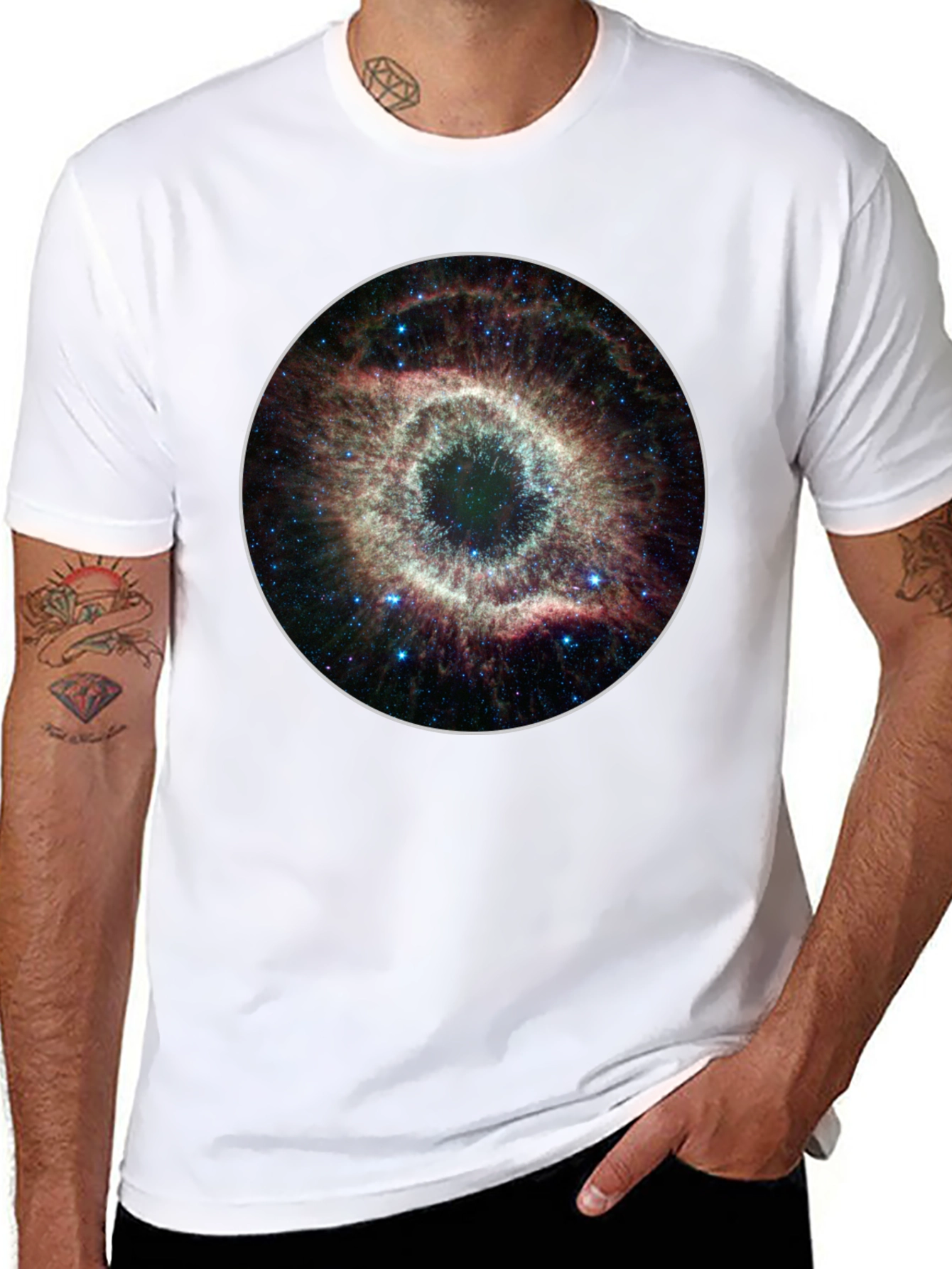 Nebula Eye T-Shirt - Cosmic Design