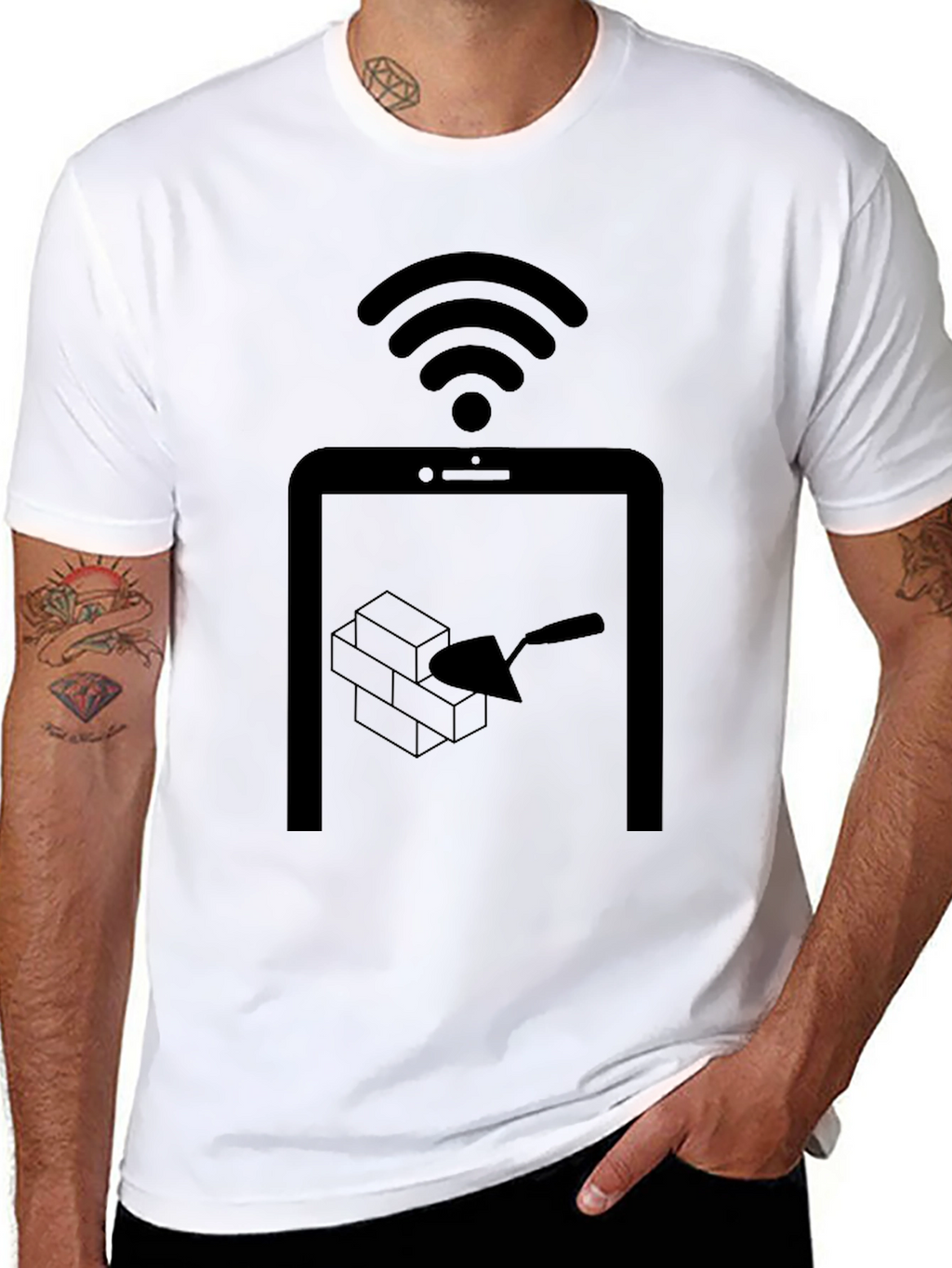 Internet Construction T-Shirt - Funny Graphic Tee
