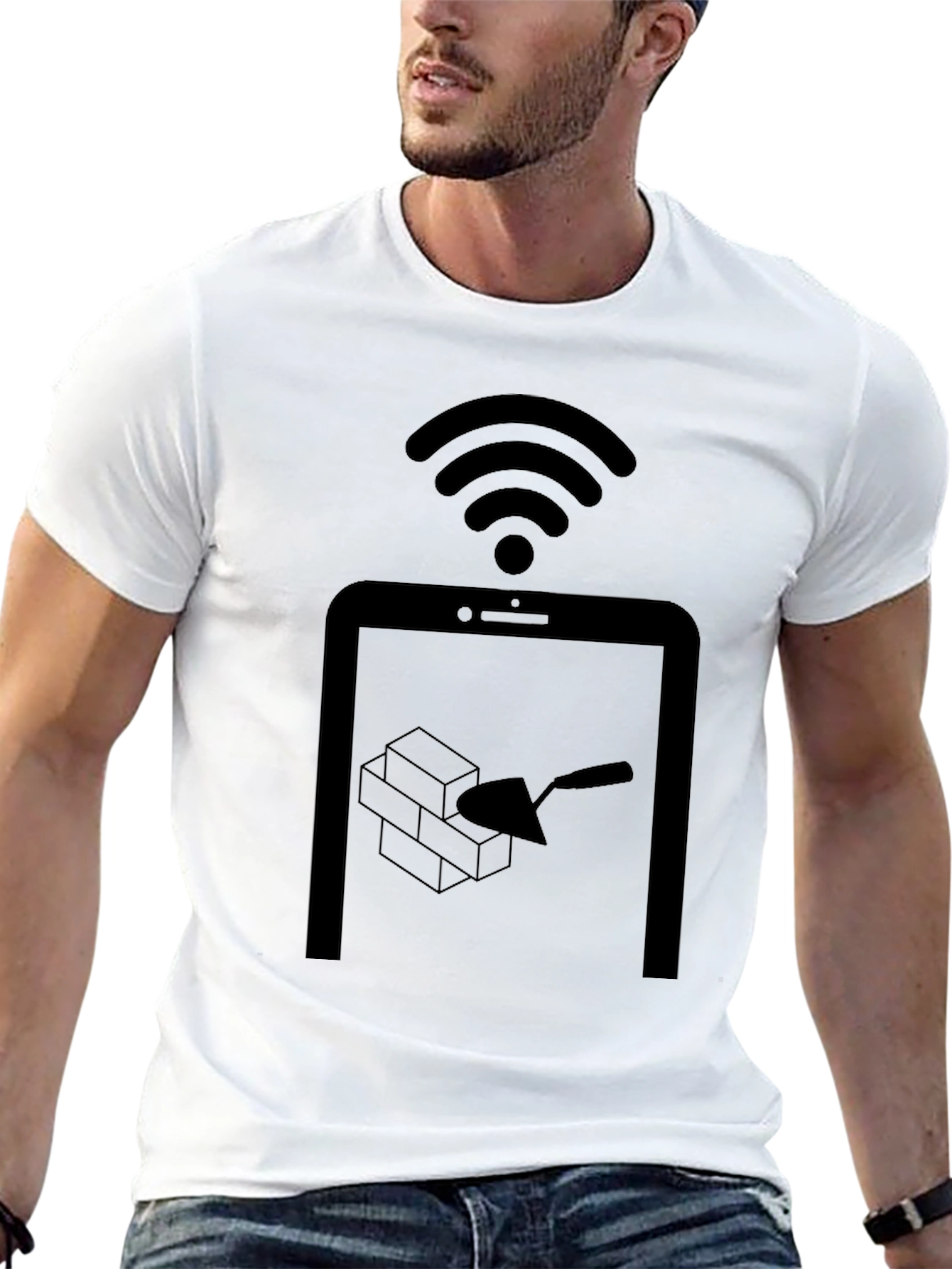 Internet Construction T-Shirt - Funny Graphic Tee