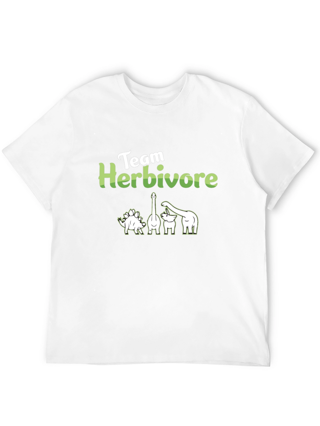 Team Herbivore Dinosaur Graphic T-Shirt