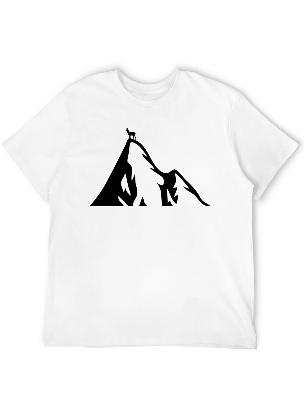 Mountain Peak Silhouette T-Shirt - Unisex Black Tee
