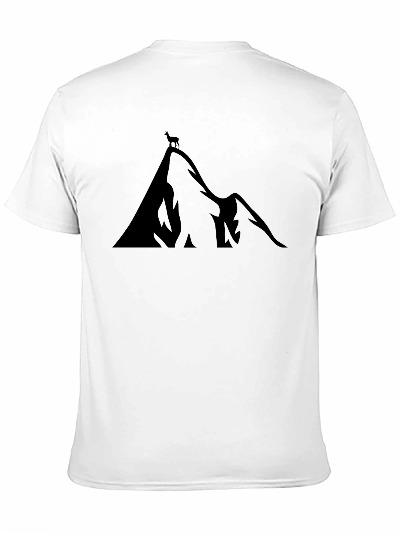 Mountain Peak Silhouette T-Shirt - Unisex Black Tee