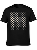 Patterned Black T-Shirt