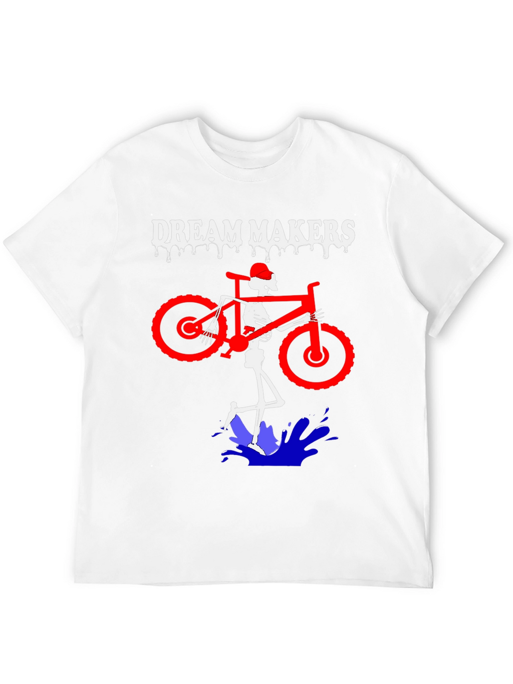 Dream Makers Skeleton Mountain Bike T-Shirt