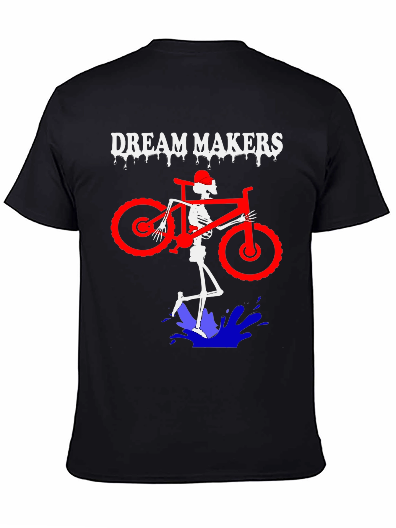 Dream Makers Skeleton Mountain Bike T-Shirt