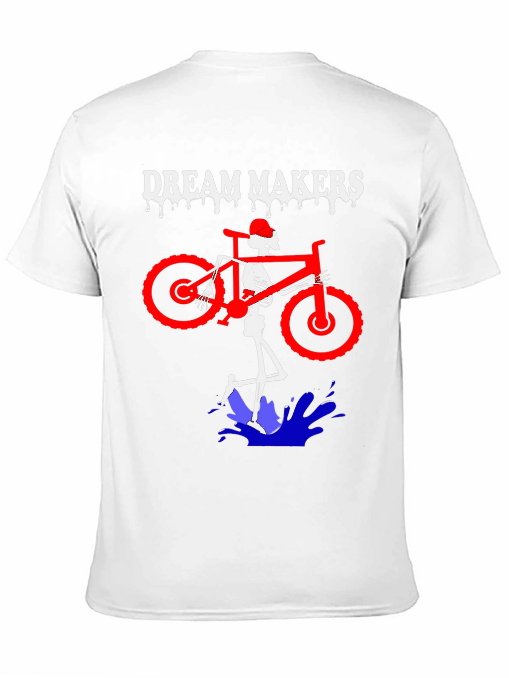 Dream Makers Skeleton Mountain Bike T-Shirt