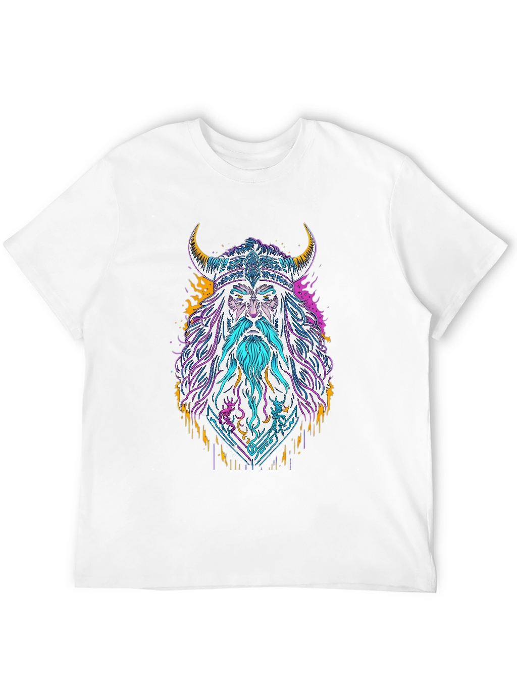 Viking Graphic Print T-Shirt