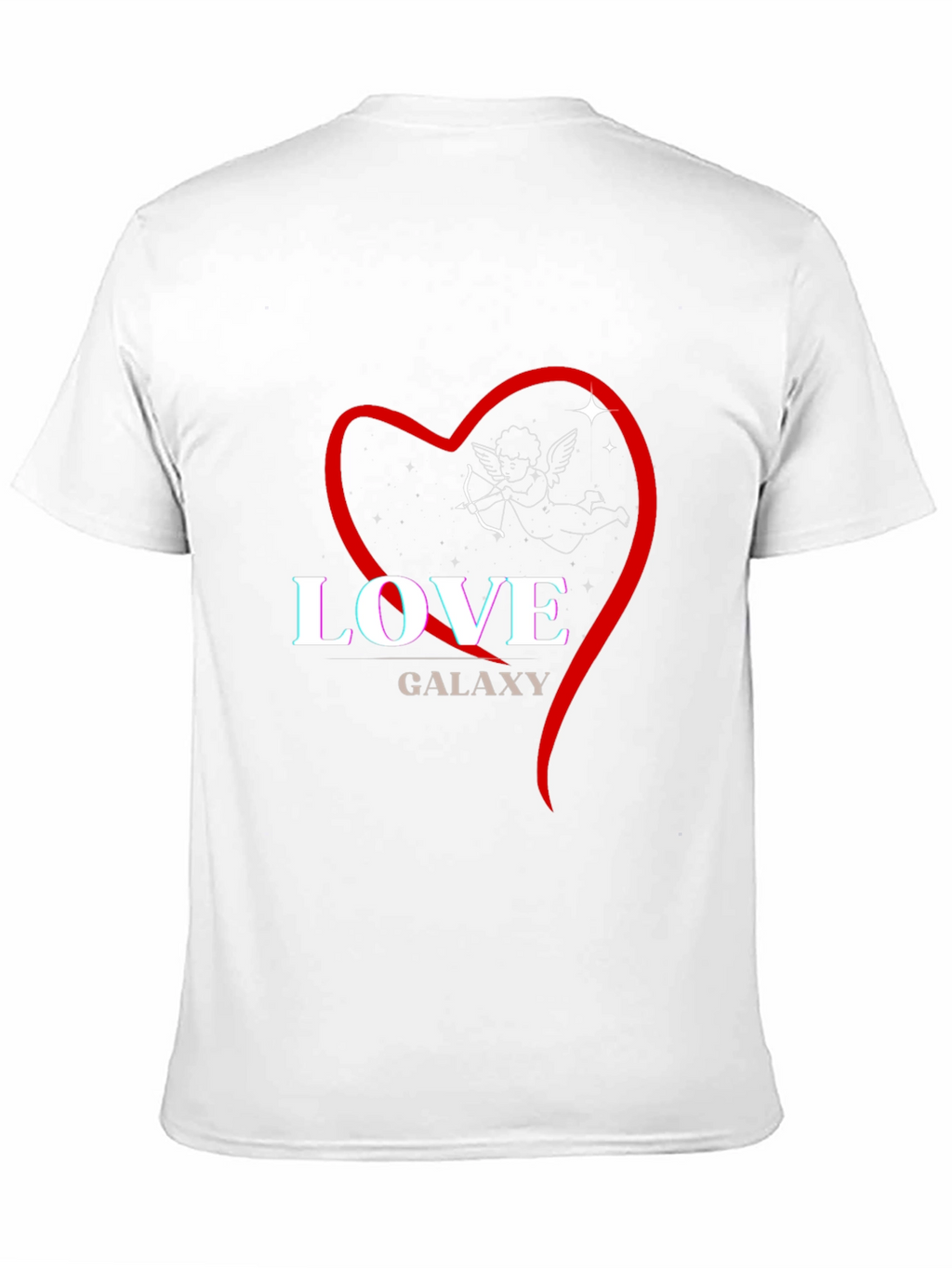 Love Galaxy Graphic T-Shirt - Black