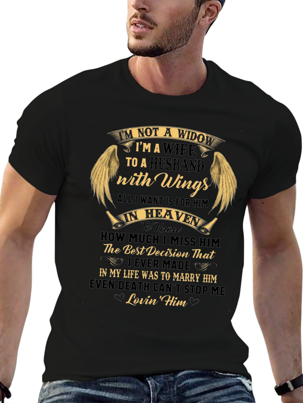 Wife to a Husband With Wings T-Shirt