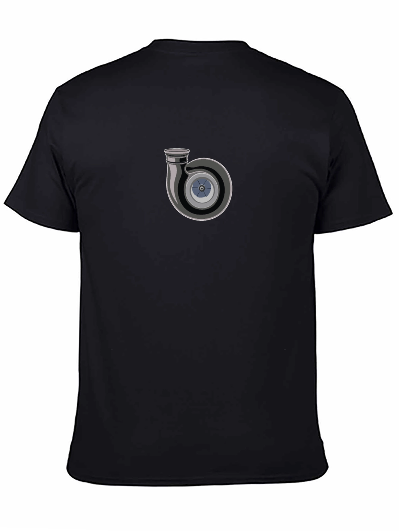 Turbo Graphic Tee - Black Casual T-Shirt