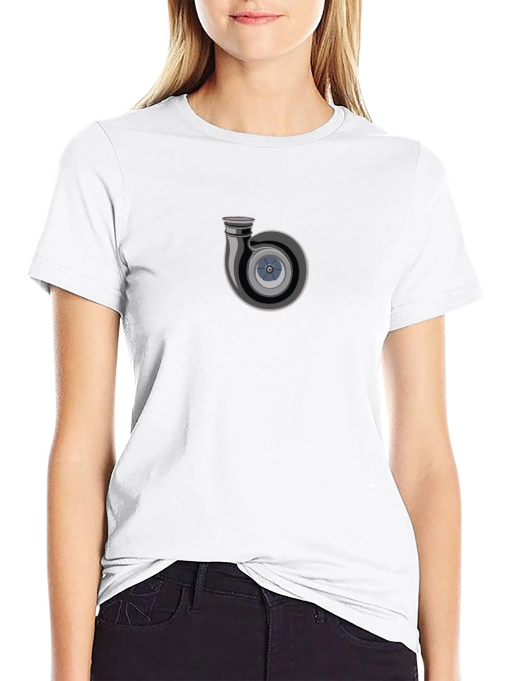 Turbo Graphic Tee - Black Casual T-Shirt