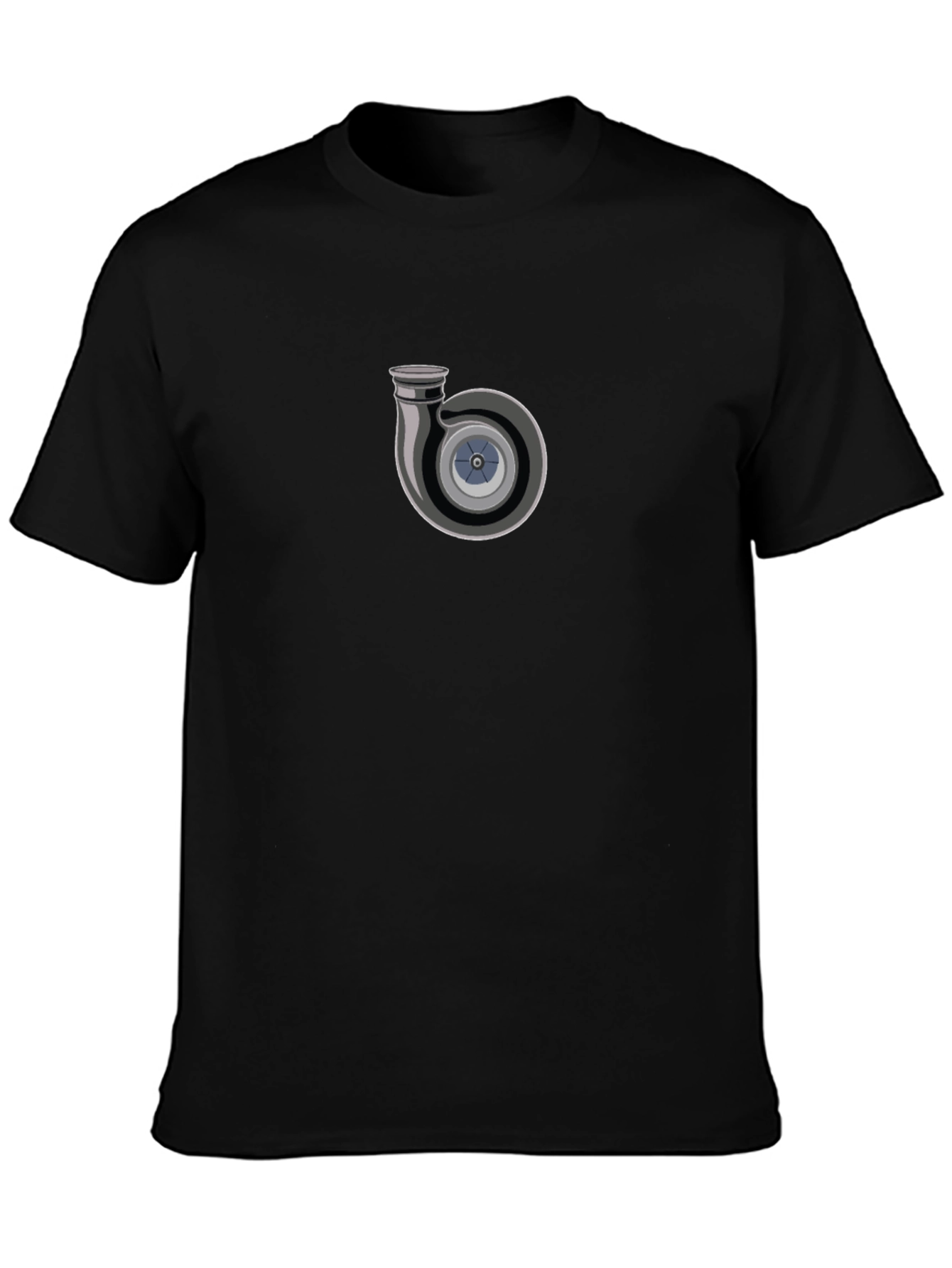 Turbo Graphic Tee - Black Casual T-Shirt