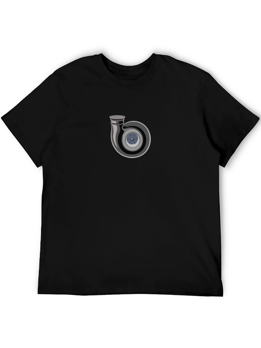 Turbo Graphic Tee - Black Casual T-Shirt