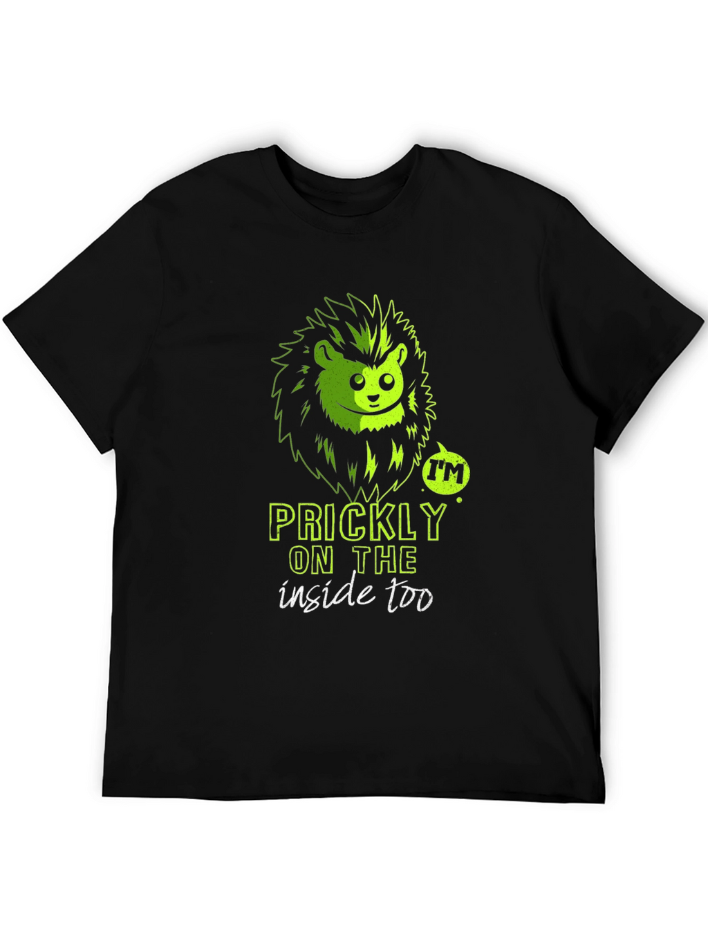 Prickly Inside Hedgehog Graphic T-Shirt