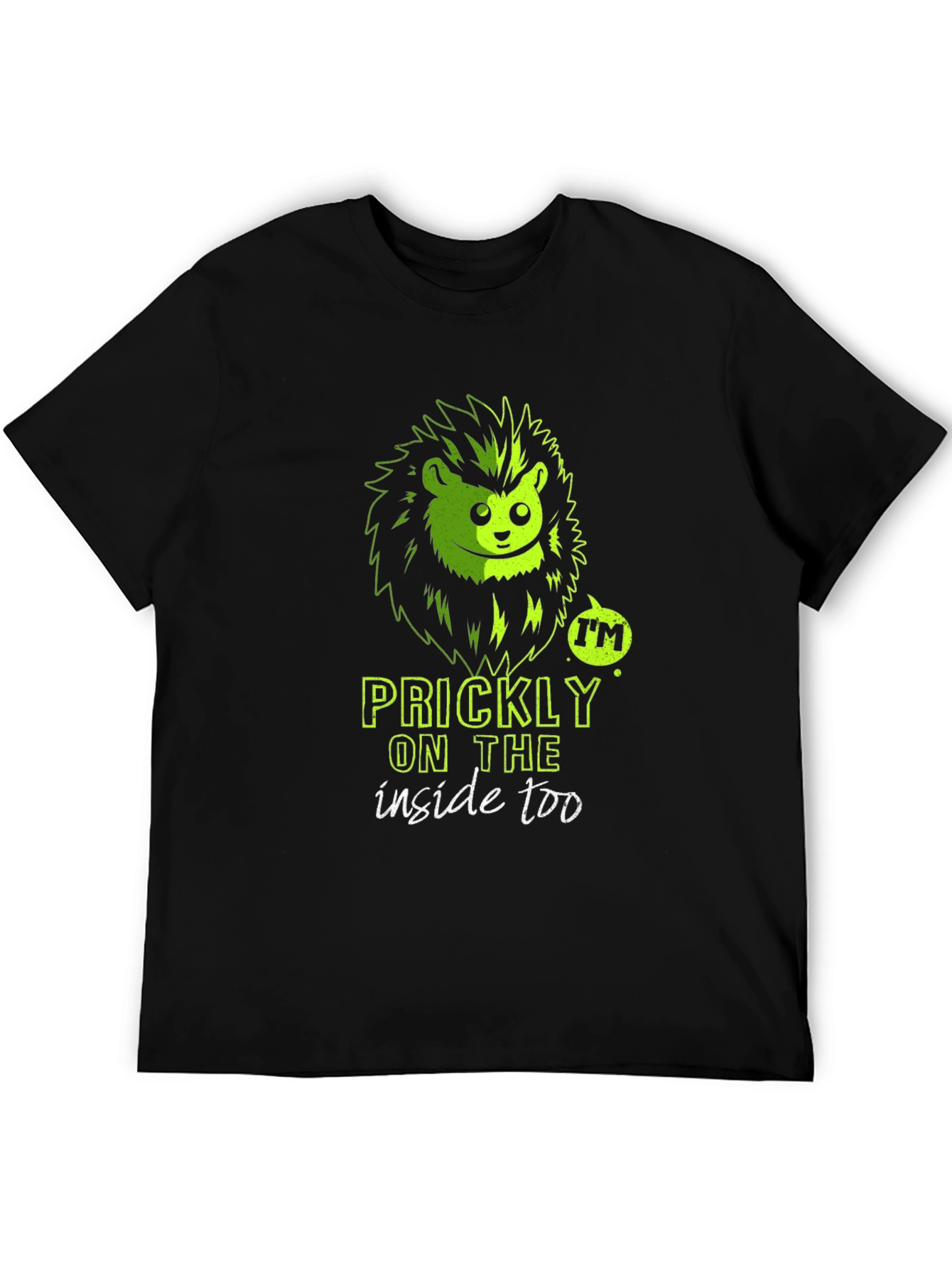Prickly Inside Hedgehog Graphic T-Shirt