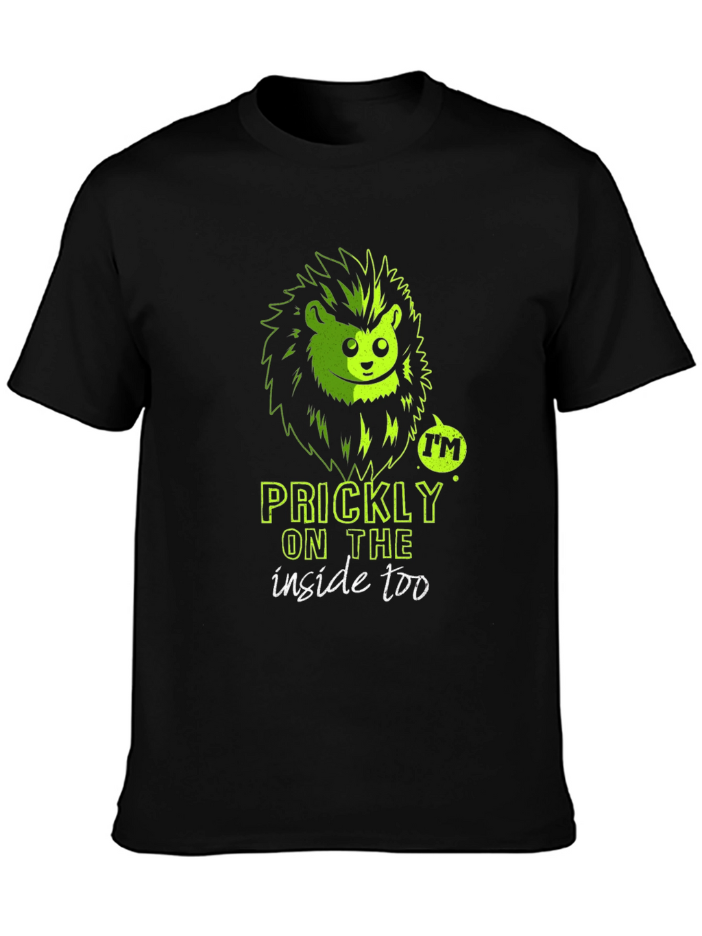 Prickly Inside Hedgehog Graphic T-Shirt