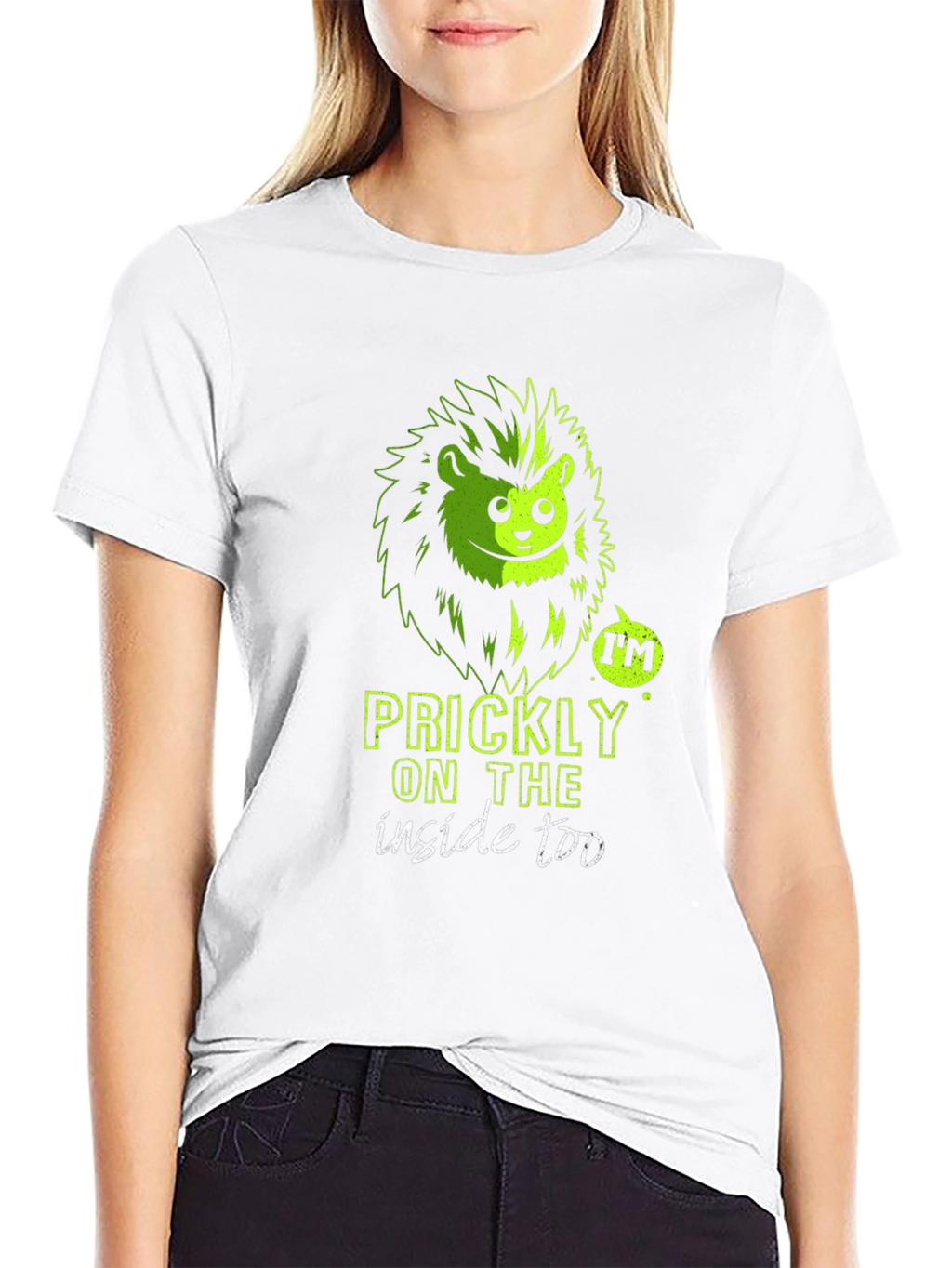 Prickly Inside Hedgehog Graphic T-Shirt