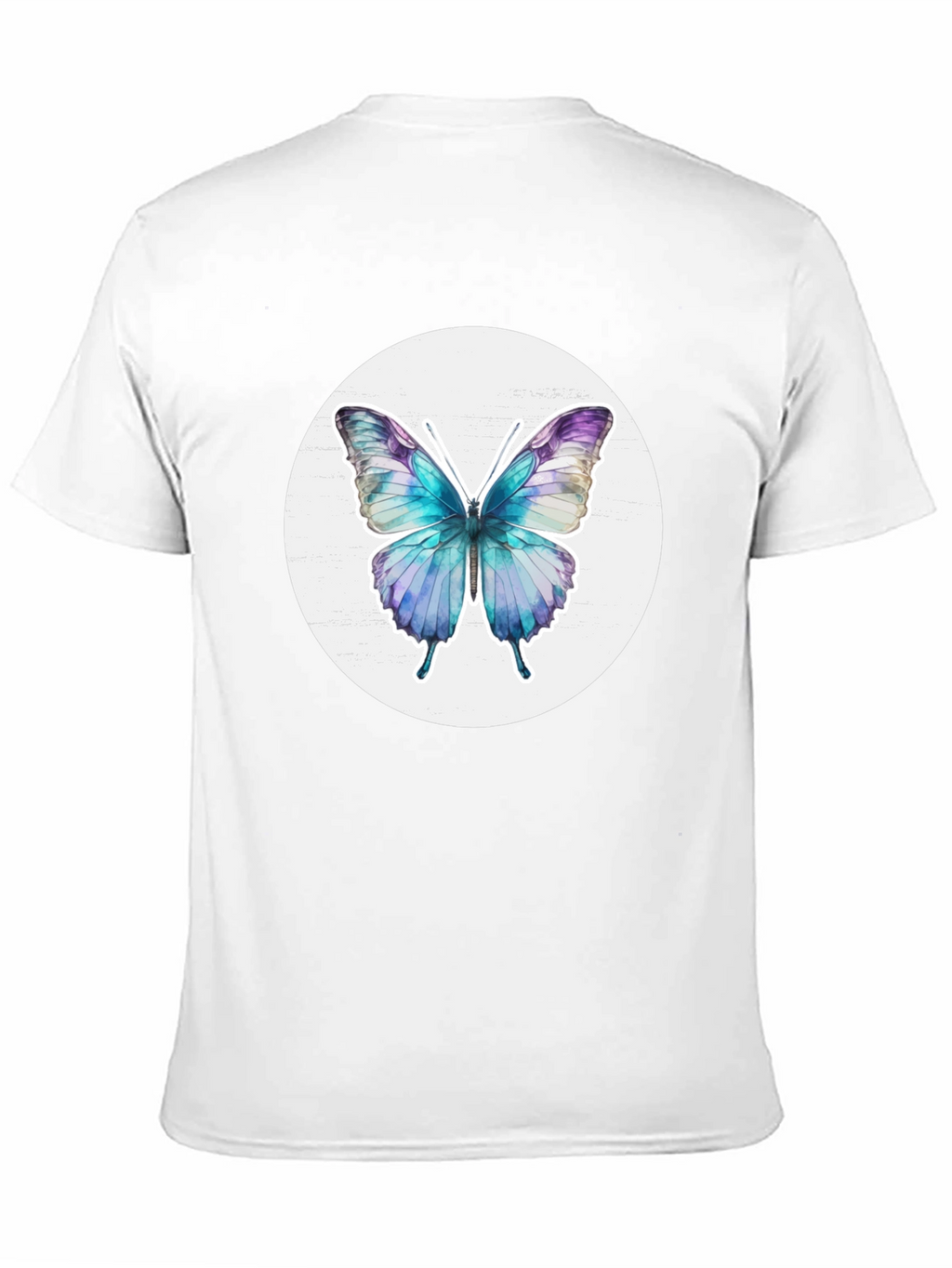 Butterfly Graphic Tee - Black Casual T-Shirt