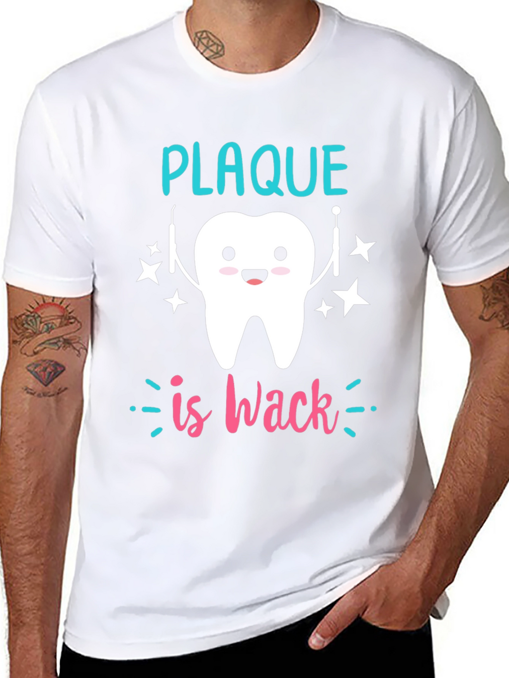 Plaque is Wack T-Shirt Funny Dentist Tee
