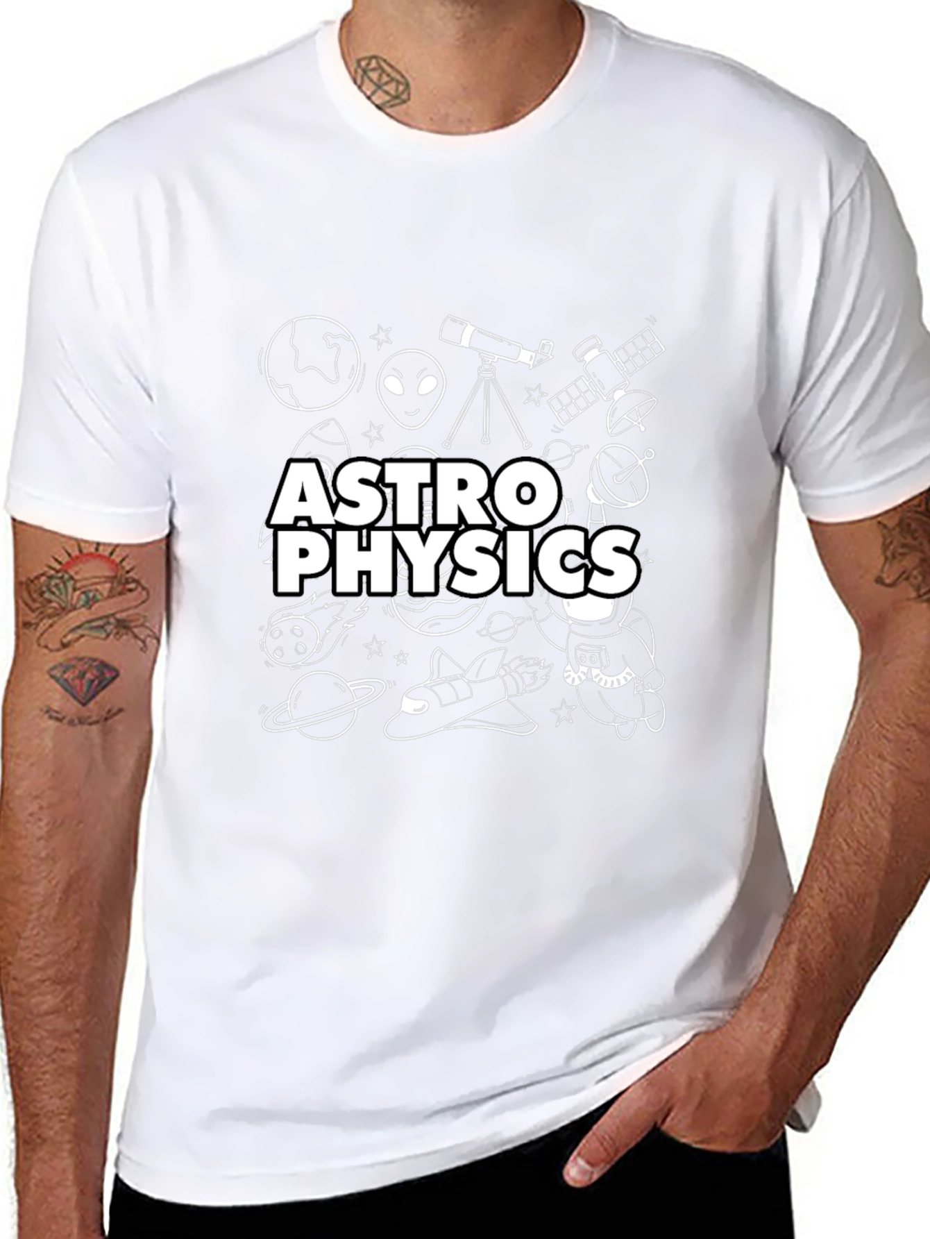 Astrophysics Graphic Print T-Shirt