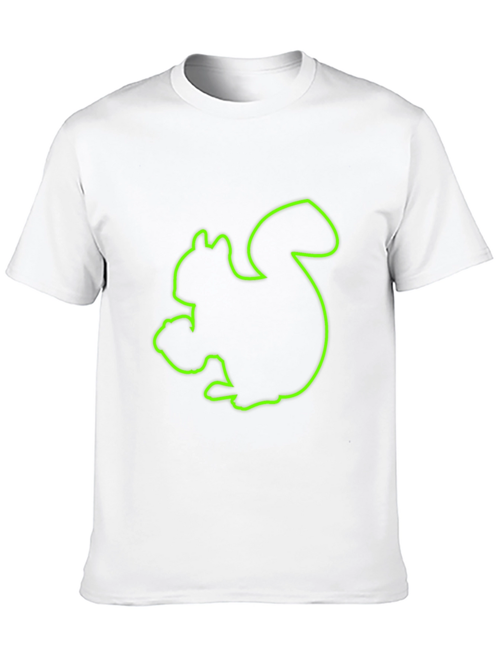 Squirrel Graphic Black T-Shirt