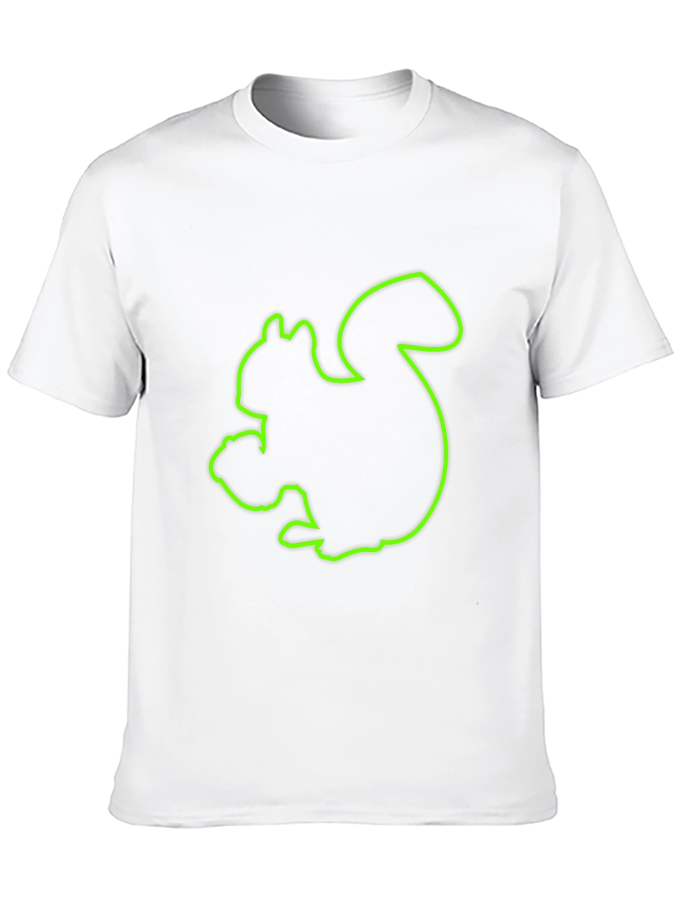 Squirrel Graphic Black T-Shirt