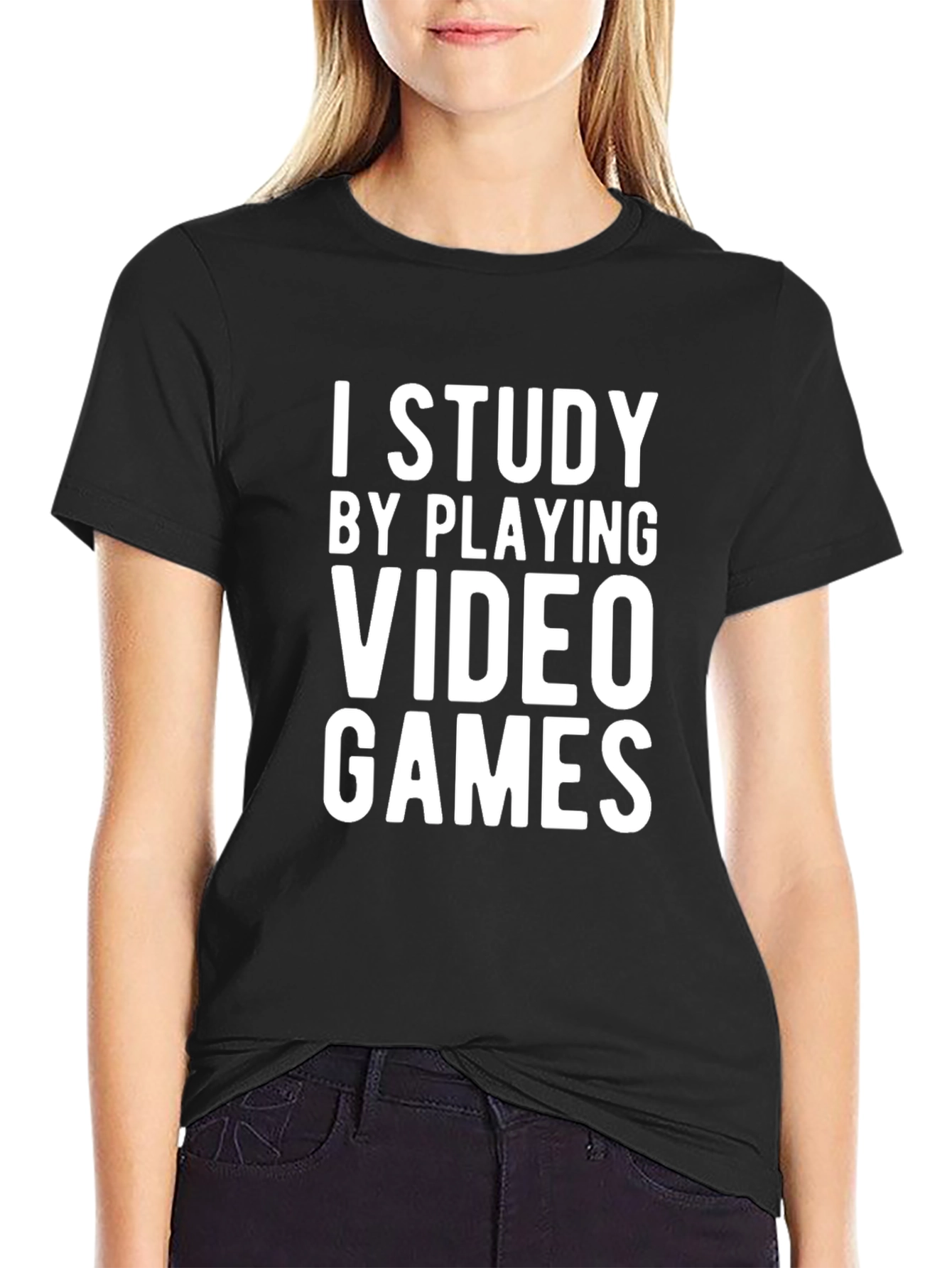 I Study By Playing Video Games T-Shirt