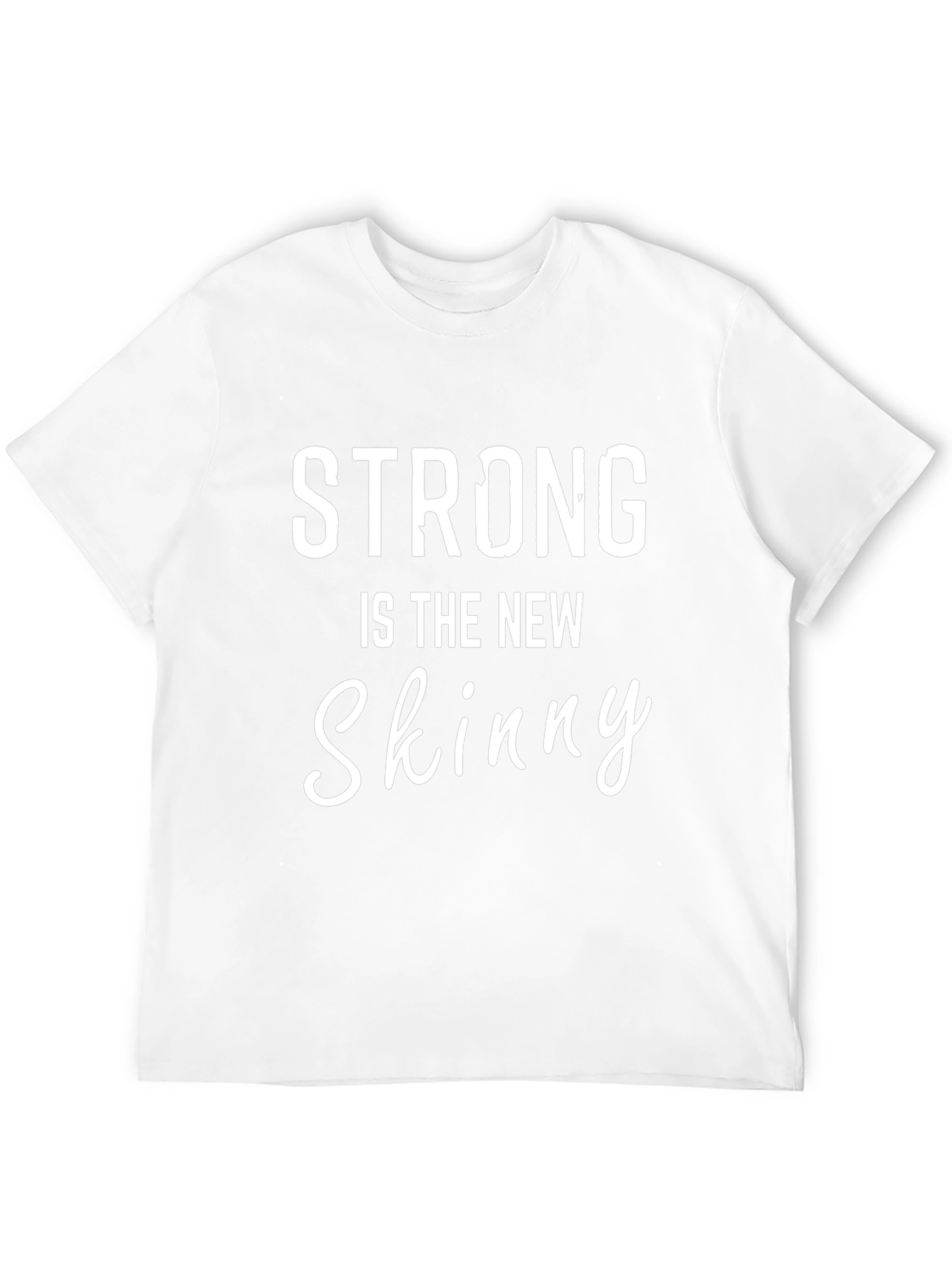 Strong is the New Skinny Black Graphic Tee
