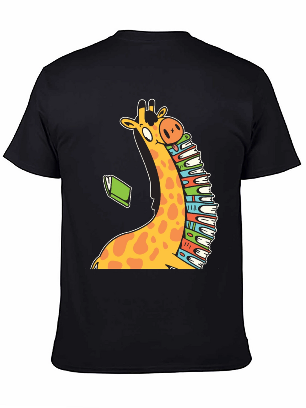 Bookworm Giraffe T-Shirt - Read in Style!