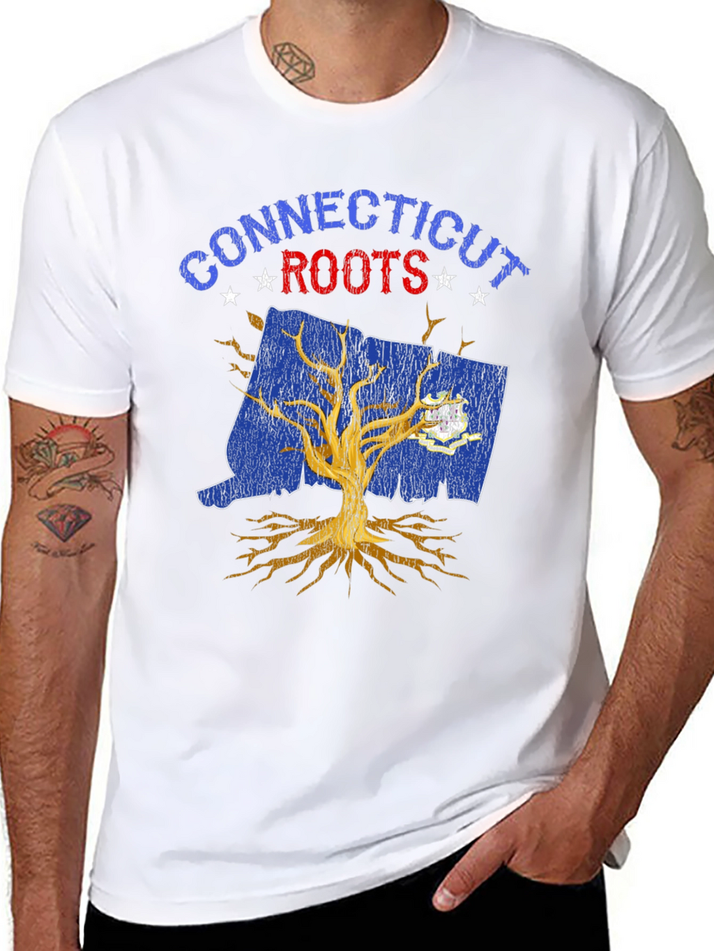 Connecticut Roots Graphic T-Shirt