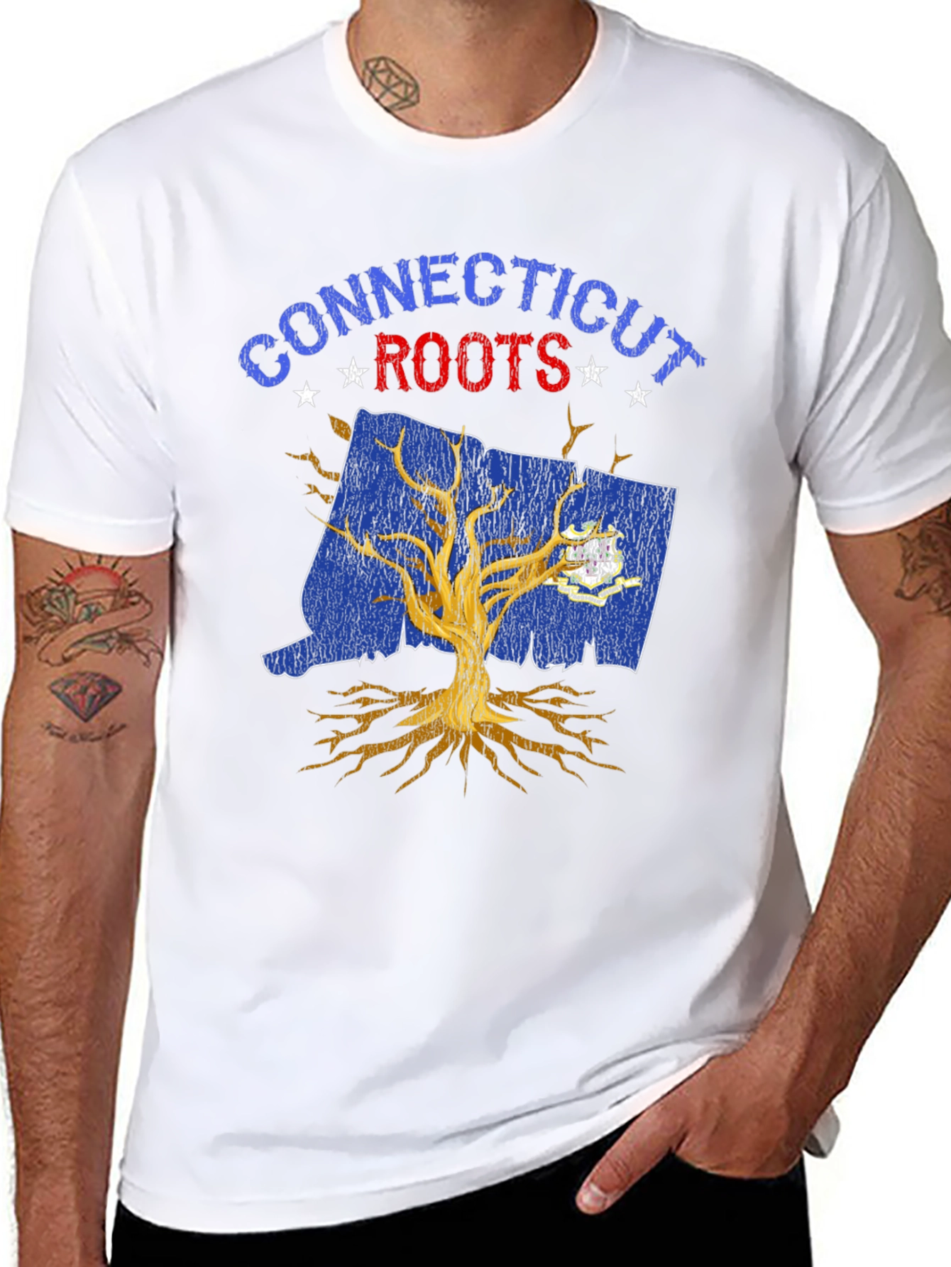 Connecticut Roots Graphic T-Shirt