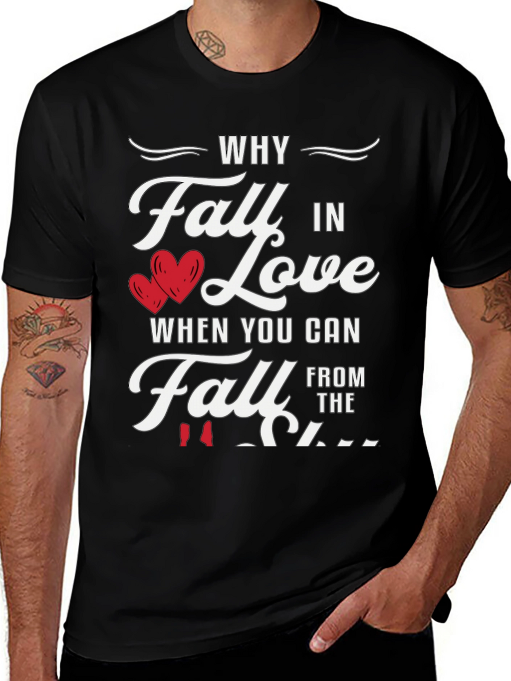 Why Fall in Love Funny Graphic Tee