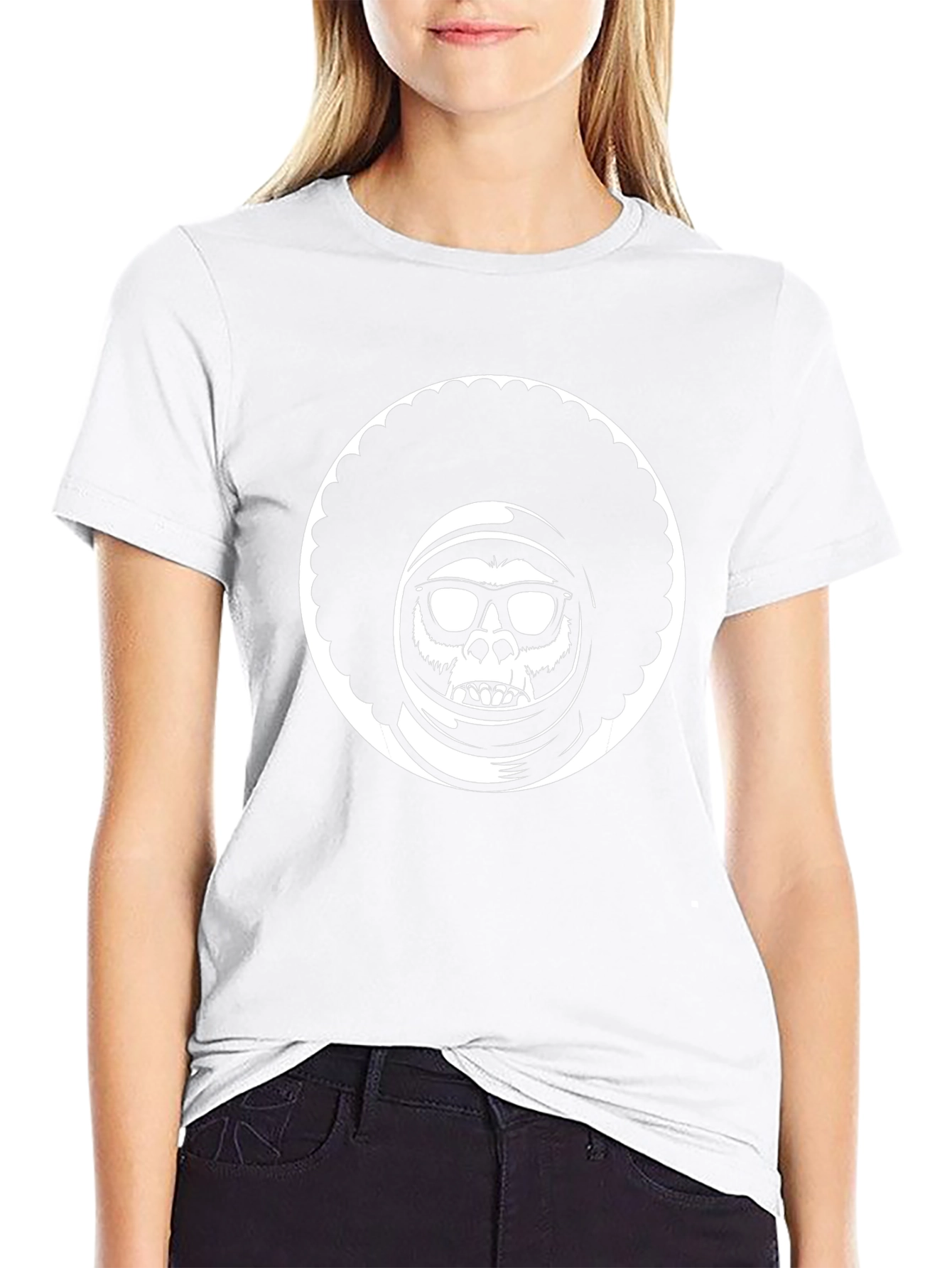 Astro Ape Black T-Shirt - Unique Graphic Tee