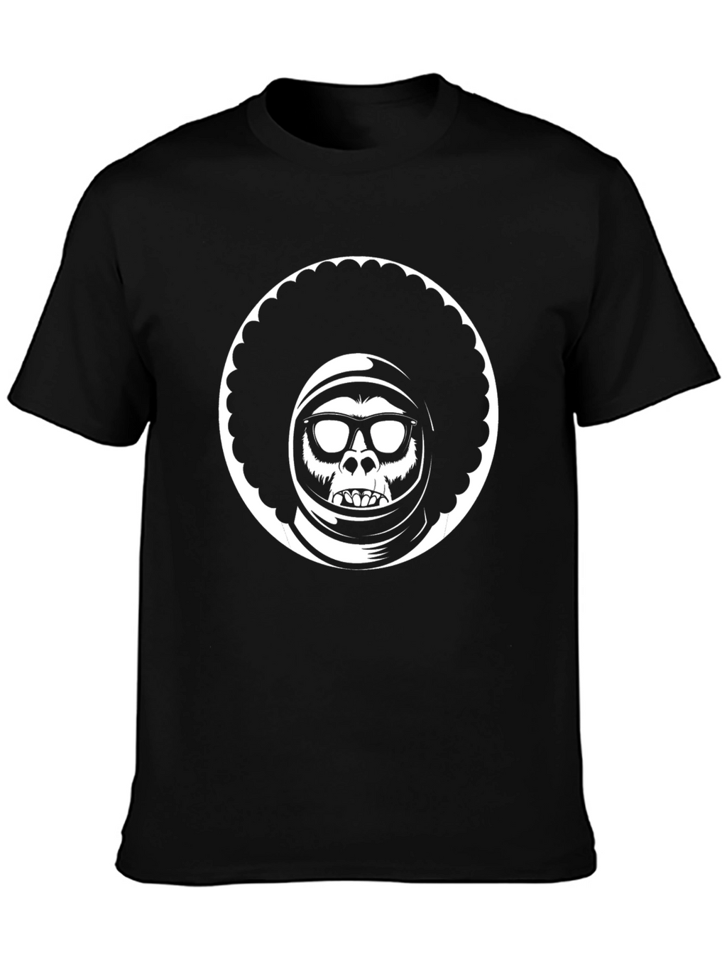 Astro Ape Black T-Shirt - Unique Graphic Tee